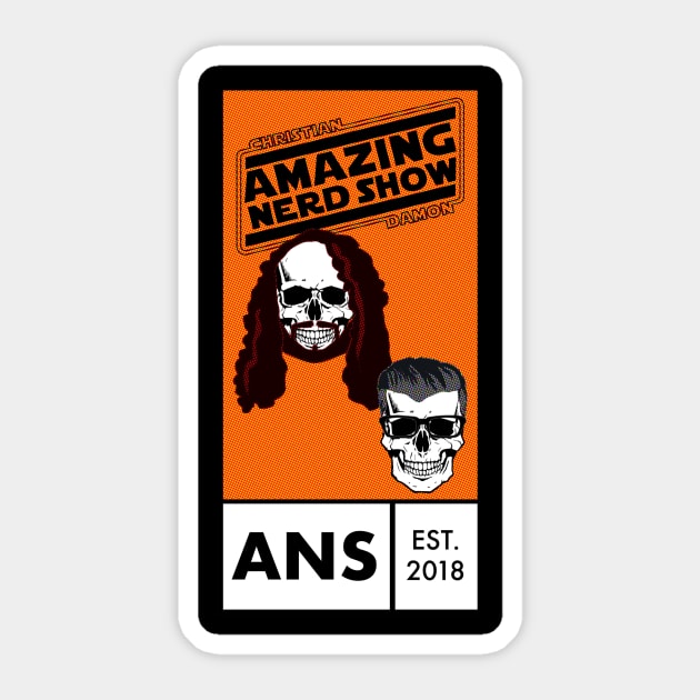 The Amazing Nerd Show Comic Book Corner Sticker by The Amazing Nerd Show 